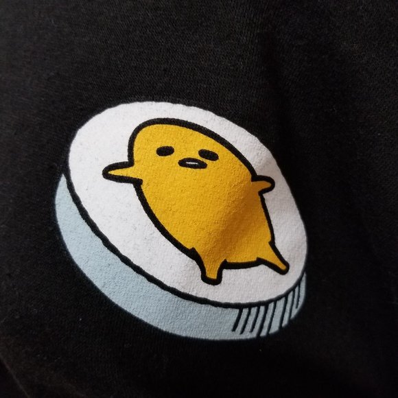 Gudetama hoodie 2XL NWT You Can Roll But You Can't Hide pullover lazy egg Sanrio - Picture 7 of 14